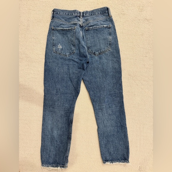 Agolde Riley High Rise Straight Crop Jeans - Picture 2 of 2